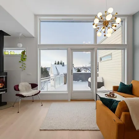 アパート Modern Townhouse Near Fjellheisen And Center *