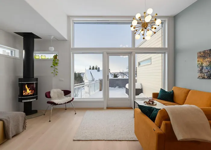 Апартаменты Modern Townhouse Near Fjellheisen And Center *